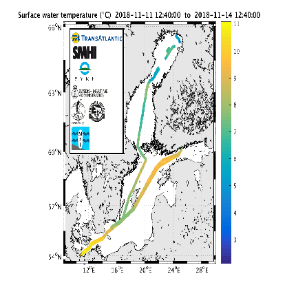 Observerad vattentemperatur