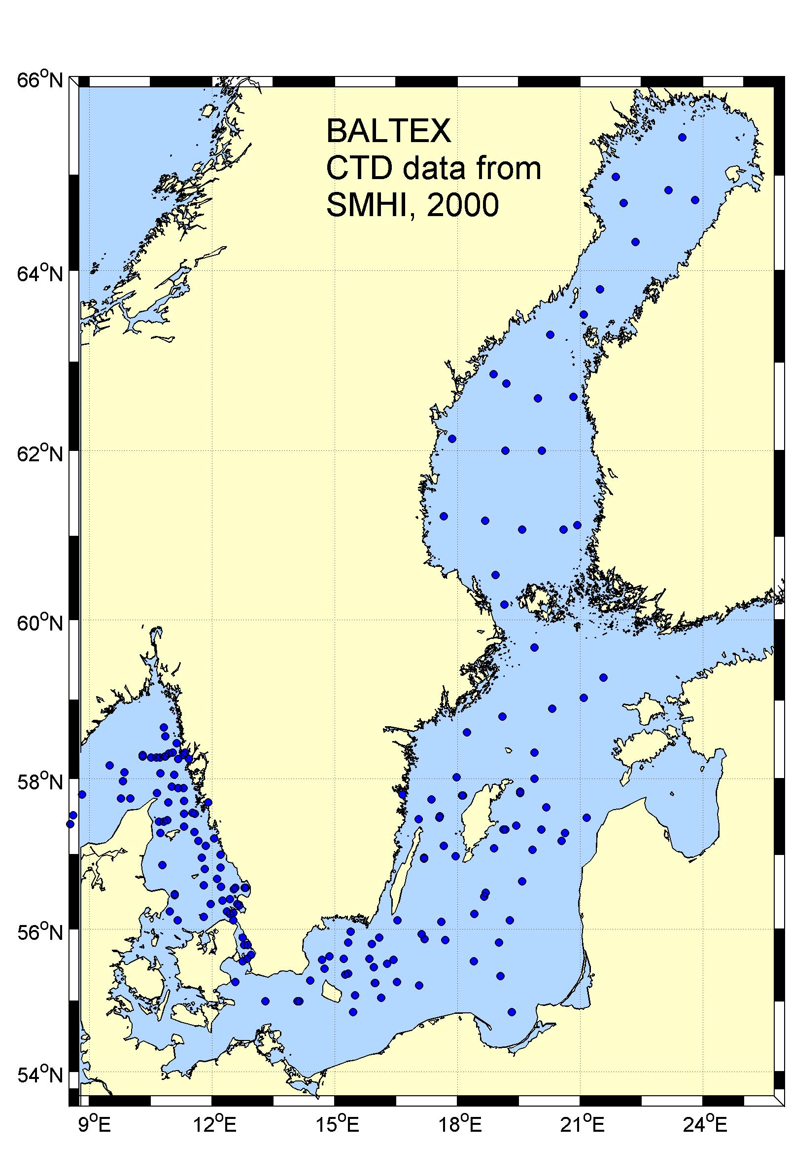 CTD cast data from SMHI, 2000