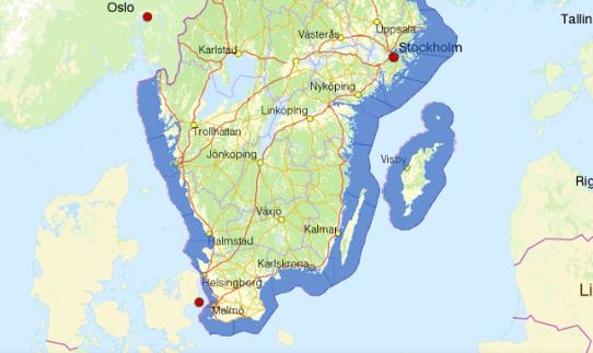 Höjd över Havet Karta Sverige | skinandscones