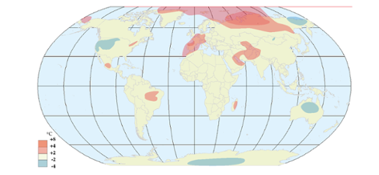 Global temperaturanomali i maj 2011