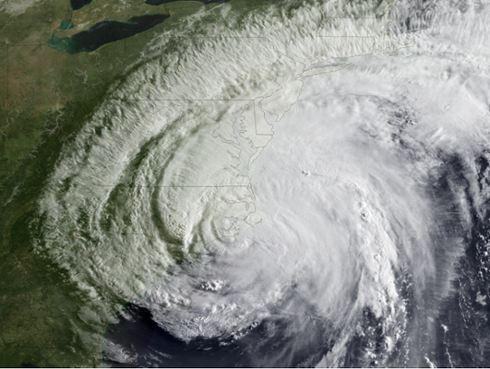 Orkanen Irene den 27 augusti