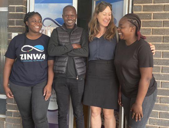 Sara Schützer, along with three colleagues from the Zimbabwe National Water Authority (ZINWA)