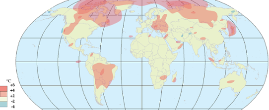 Global temperaturanomali i september 2012.