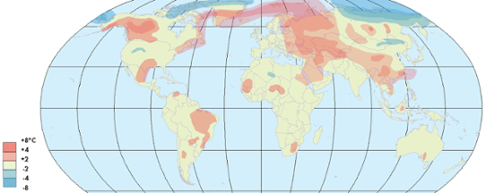 Global temperaturanomali februari 2013