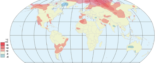 Globala temperaturanomalier april 2015