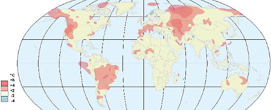 Globala temperaturanomalier juni 2015