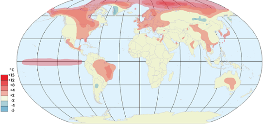 Global temperaturanomali november 2015