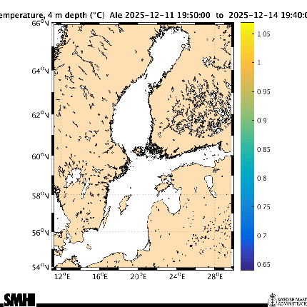 Observerad vattentemperatur