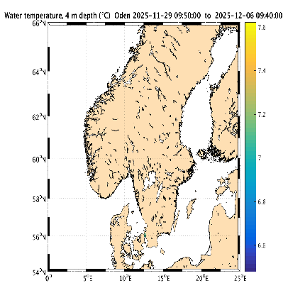 Observerad vattentemperatur