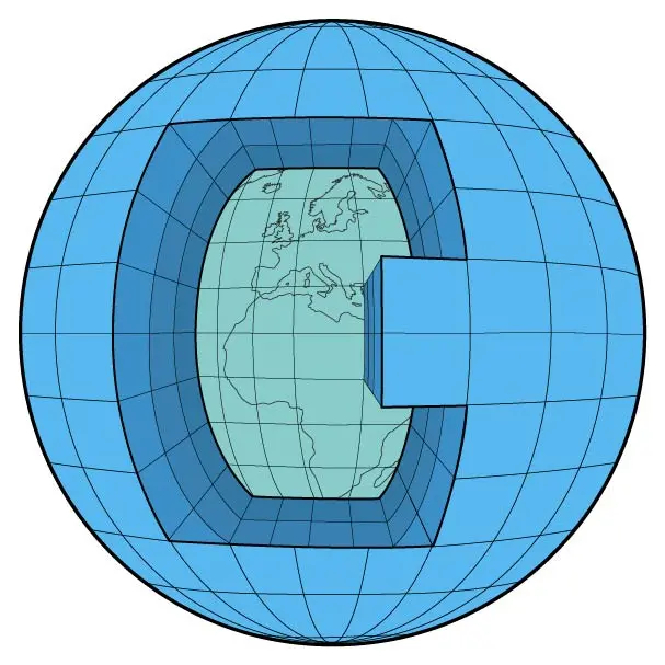 Jordglob i 3d