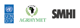 UNDP, AGRHYMET and SMHI logos.