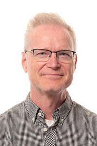 Porträtt på forskaren Tomas Landelius.