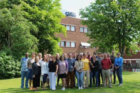 A group of the SMHI colleagues working with our international development cooperation activities.