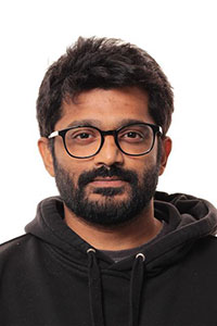 Porträtt på Abhilash Menon.