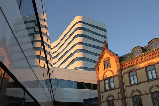 Byggnader i Umeå.