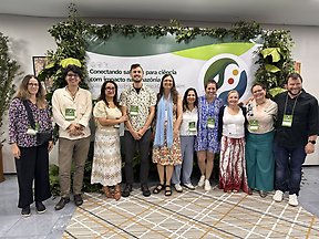 Gruppbild på den svenska delegationen på mötet i Manaus.