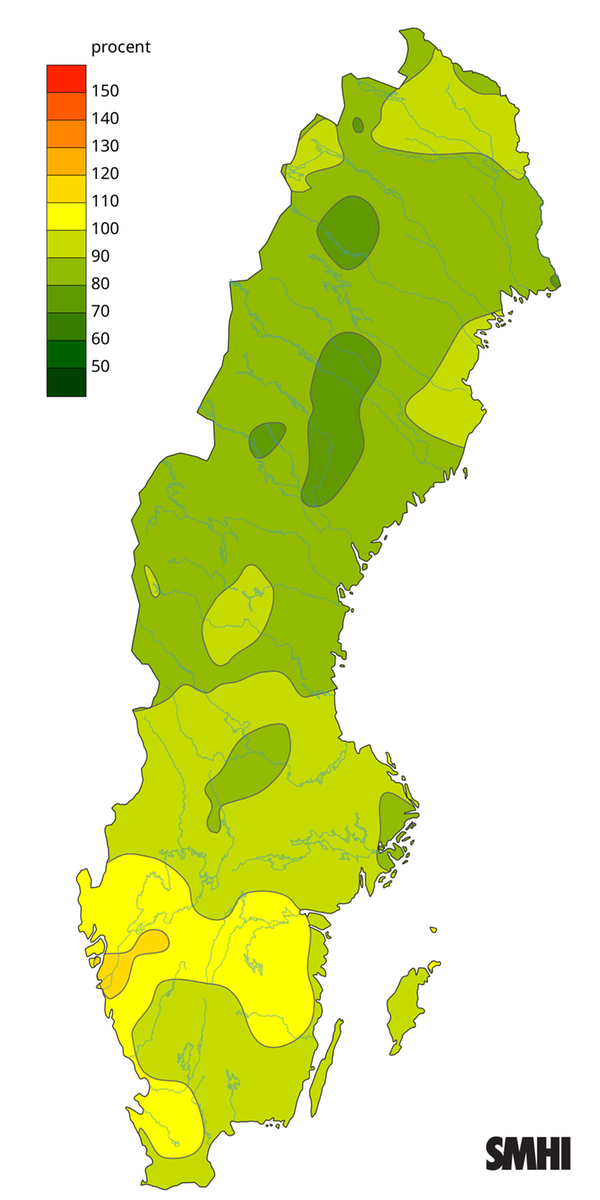 Byvindens avvikelse från det normala (1996-2015) under september 2026.