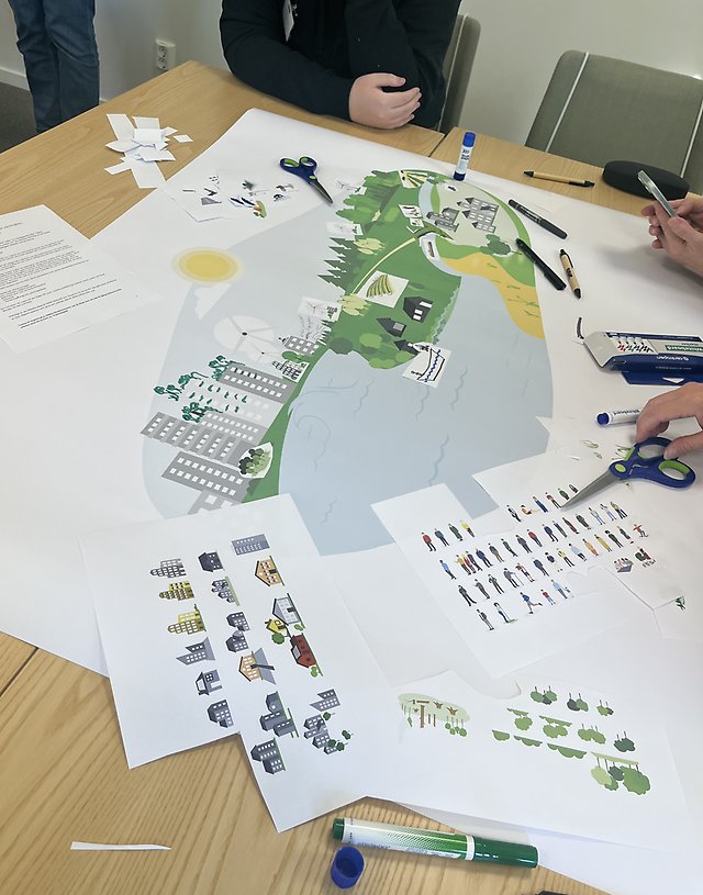 Bild på workshopen Framtidsbilder.