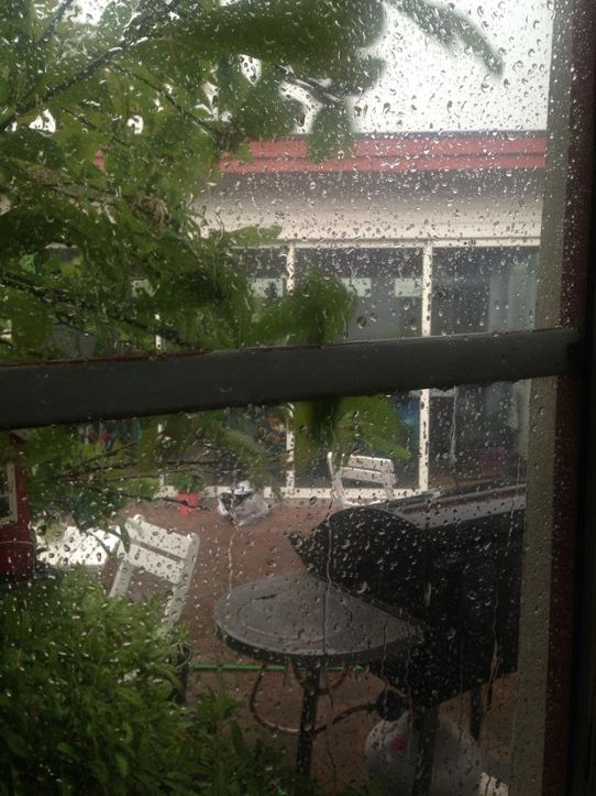 Åskregn i Höganäs den 31 maj