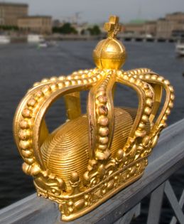 gyllene krona Stockholmsvy