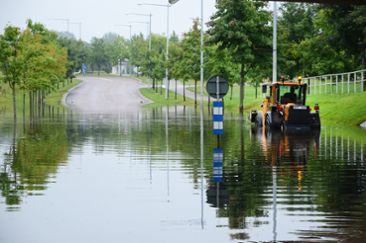 Översvämning Marks kommun 
