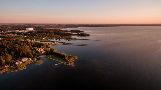 Innanhavet Vänern, Sveriges största sjö. 