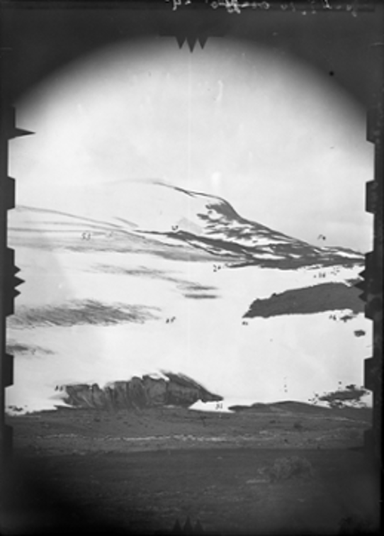 vy över bergsmassiv vid Tuolpa den 18 juli 1898