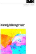 Framsidan på den svenska översättningen av IPCC:s rapport om 1,5 graders uppvärmning