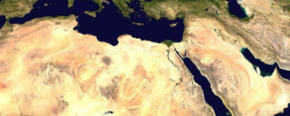 MENA region map