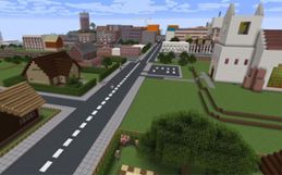 stad uppbyggd i datorspel