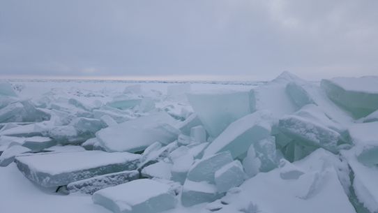 Område med isvallar, Bottenviken ombord IB Frej 13 februari 2018