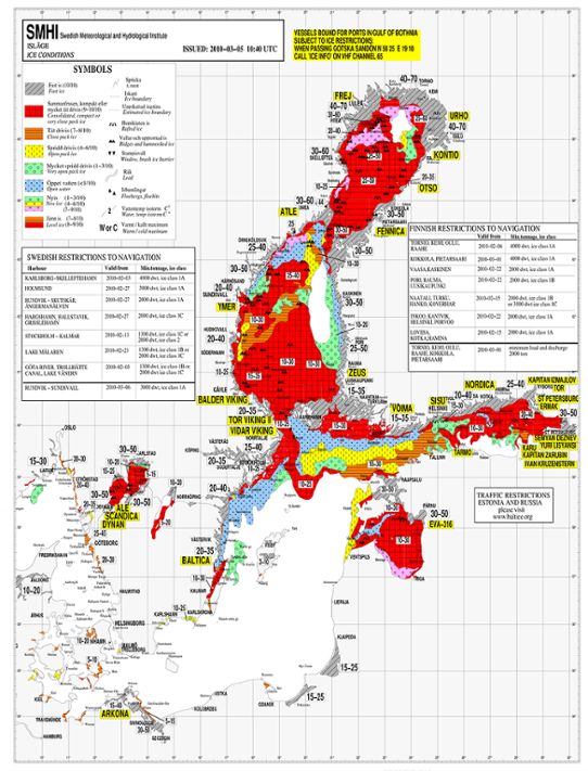 Iskartan för 10 år sedan 2010-03-05, tidpunkten för ”slaget vid Tjärven”.