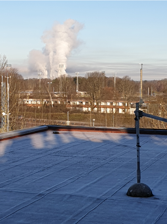 Cumulus homogenitus i Norrköping i mars 2020