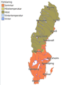 Den 7 oktober var det fortfarande meteorologisk sommar i större delen av södra Sverige.