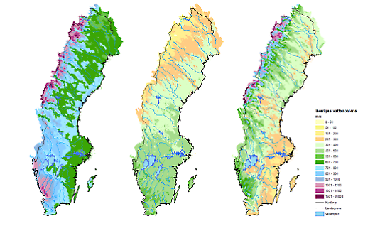 Sveriges vattenbalans