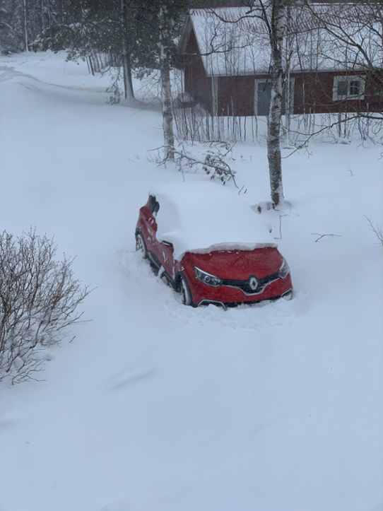 Snö i Lövånger