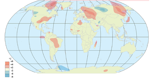 Global temperaturanomali i juli 2011