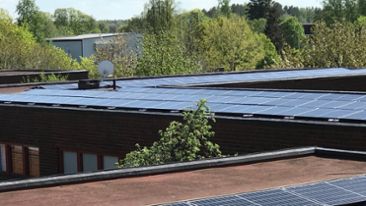 solceller på SMHIs tak