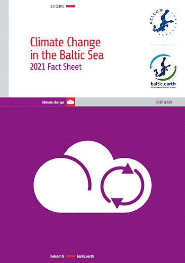 Cover to the Baltic Sea Climate Change Fact Sheet