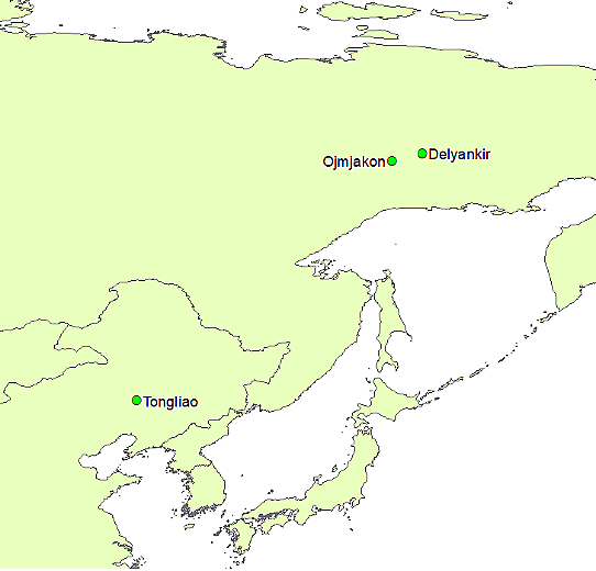 Väderstationer i Sibirien och Kina till blogginlägg 9 nov, 2021
