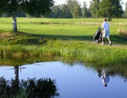 Golfspelare, grön miljö