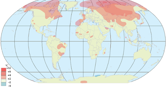 Global temperaturanomali i oktober 2011