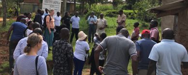Kursdeltagare i klimatanpassningskurs i Kenya