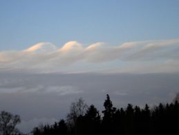 Kelvin Helmholtz vågor i moln