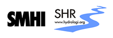 SMHI + SHR-logo inför hydrologidagarna 2012