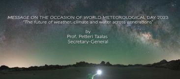 Introbild - video med WMO:s generalsekreterare Petteri Taalas 