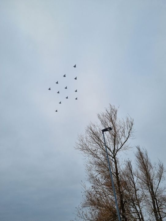 Julgransflygning i Karlstad den 12 december