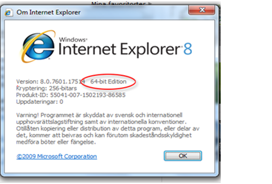Internet Explorer 64-bitar