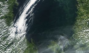 Satellitbild Bottenhavet 2012-08-14