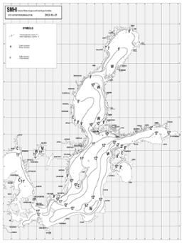 Karta över ytvattentemperatur i havet 15 oktober 2012